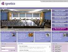 Tablet Screenshot of ignetica.com